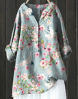 Elegante Bluse mit Blumenmuster – Feminine Passform für besondere Anlässe 9
