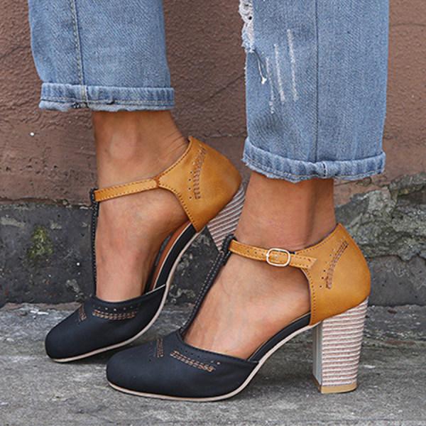 Elegante Damen Schuhe mit Bequemem Absatz 1