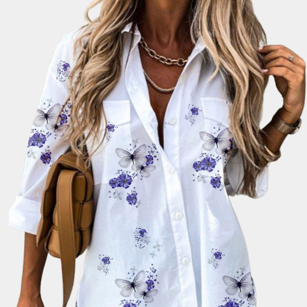 Elegante Damenbluse für stilvolle Sommerabende 0