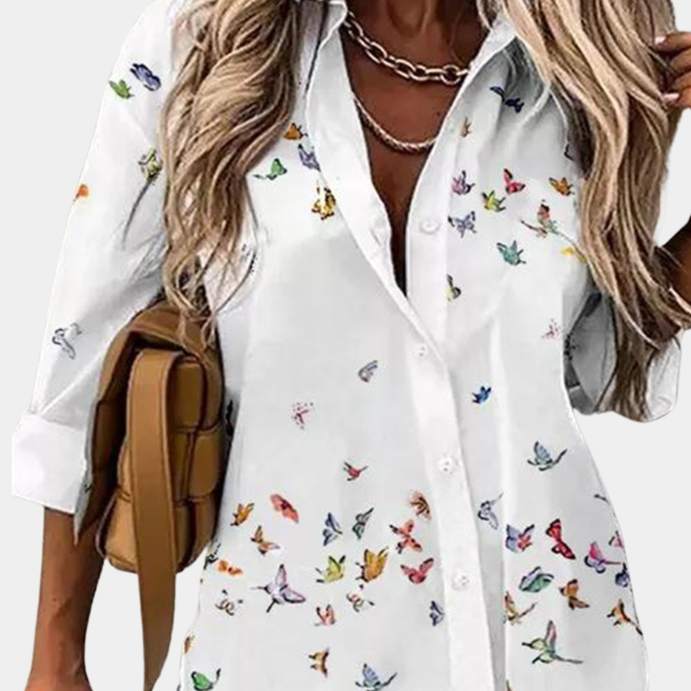 Elegante Damenbluse für stilvolle Sommerabende 1