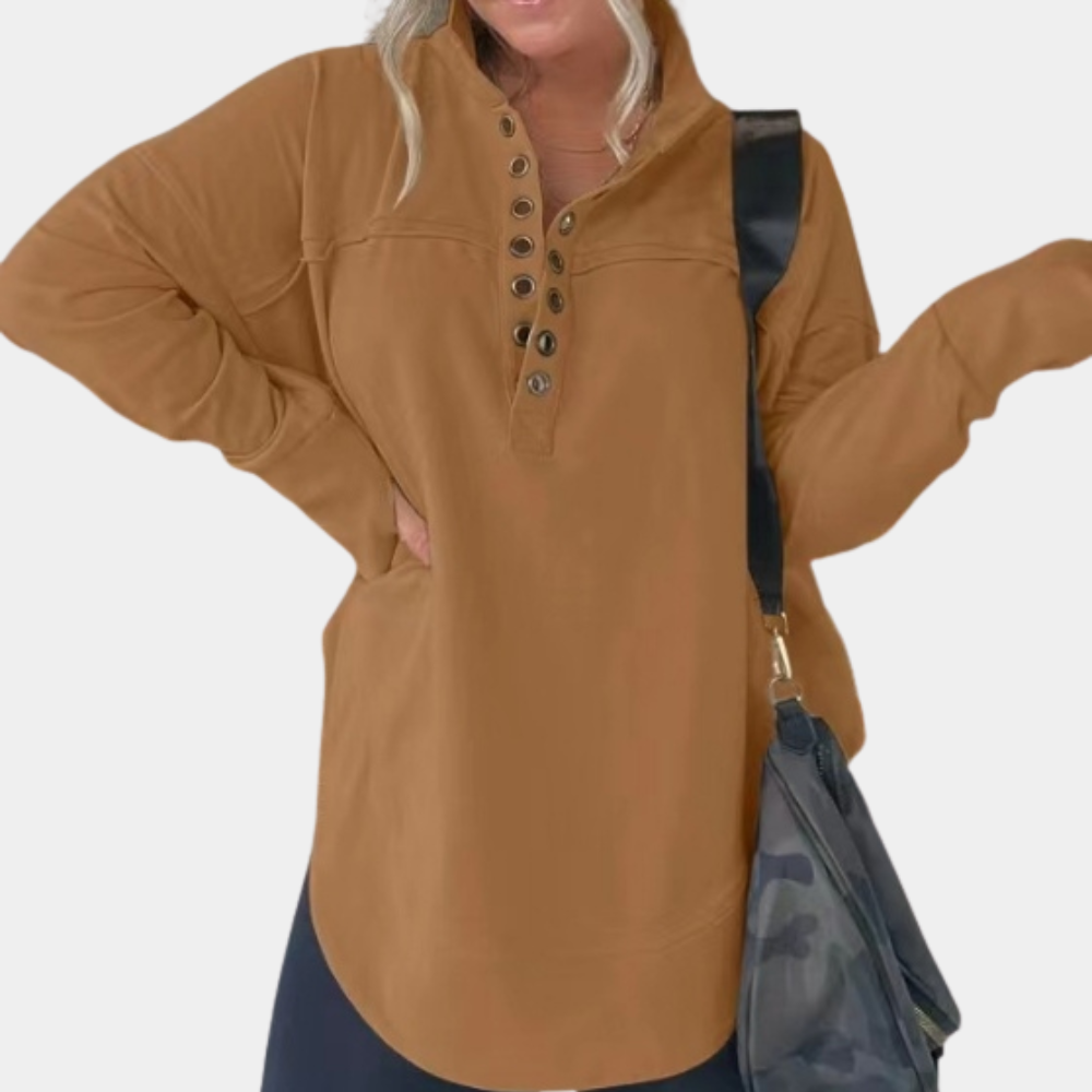 Elegante Damenbluse mit V-Hals für Festlichkeiten 0