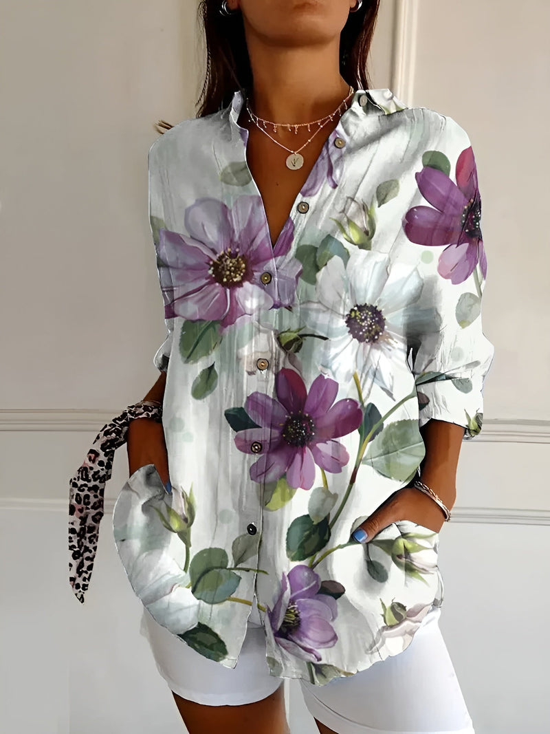 Elegante Damenbluse mit femininer Silhouette 7