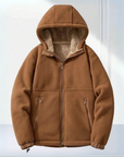 Elegante Fleecejacke mit Kapuze für kalte Tage 1