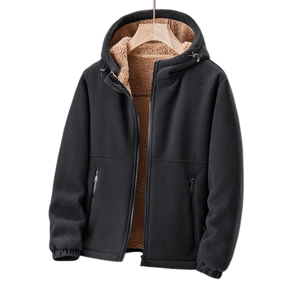 Elegante Fleecejacke mit Kapuze für kalte Tage 6