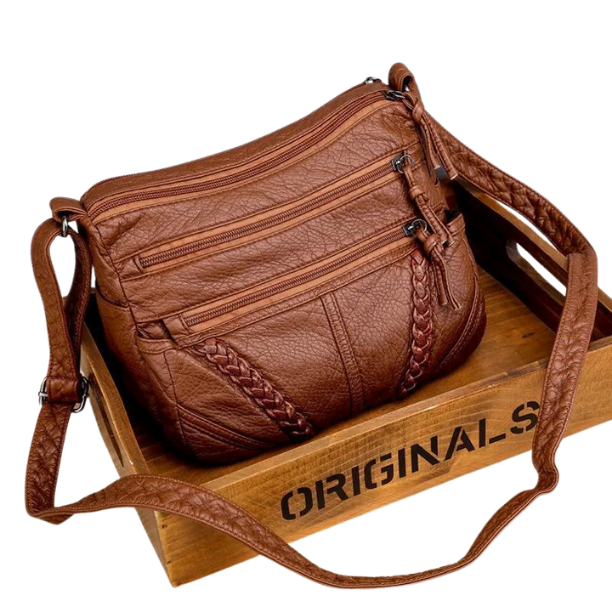 Elegante Handtasche aus weichem Leder 1