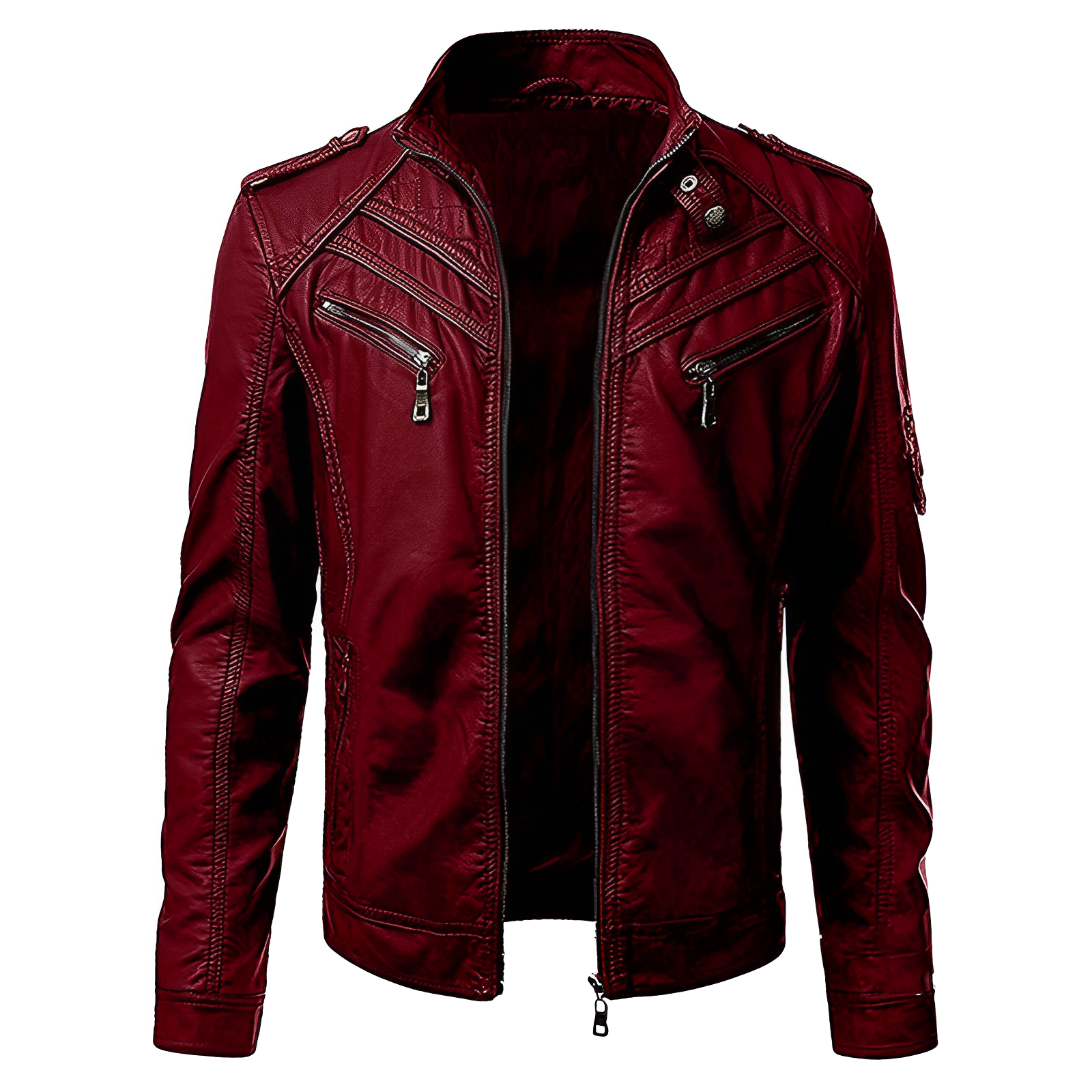 Elegante Herren Lederjacke für modernen Stil 2