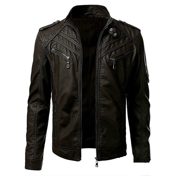 Elegante Herren Lederjacke für modernen Stil 4
