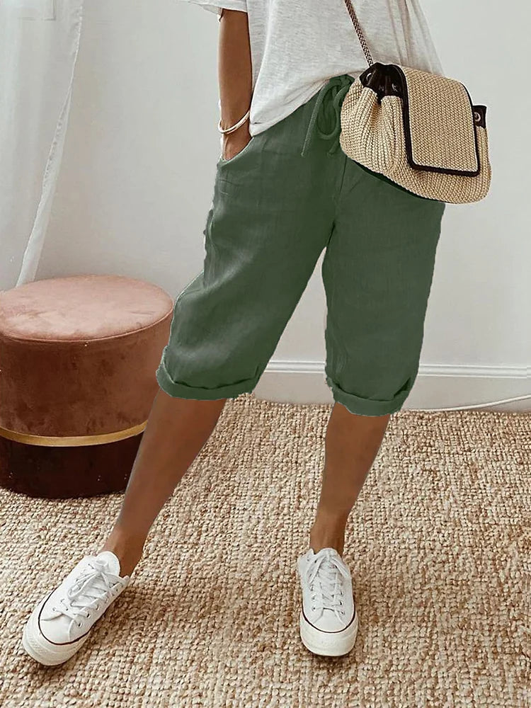 Elegante Kordelhose für Damen – Leicht und Atmungsaktiv für Sommer 4