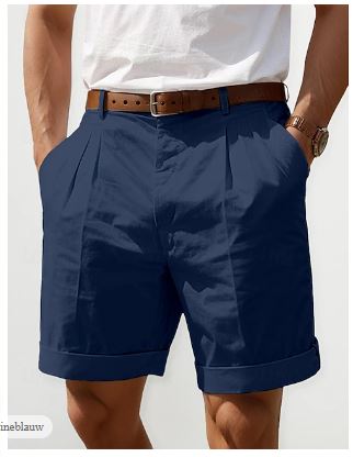 Elegante Leinen Shorts für Herren – Atmungsaktive Sommermode mit praktischen Taschen 5