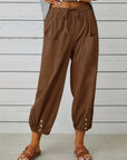 Elegante Leinenhose für Damen – Atmungsaktive Sommerhose mit Praktischen Taschen 4