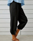 Elegante Leinenhose für Damen – Atmungsaktive Sommerhose mit Praktischen Taschen 6