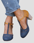 Elegante Plateauschuhe mit hohem Absatz 0