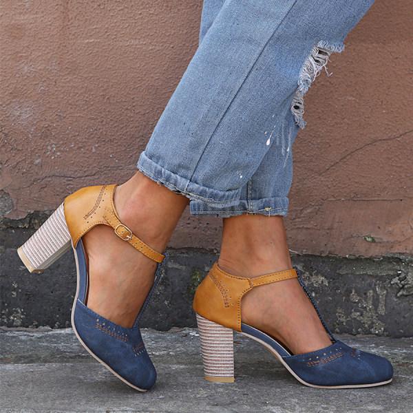 Elegante Plateauschuhe mit hohem Absatz 1
