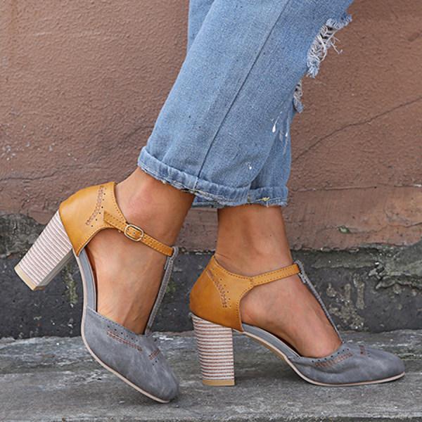 Elegante Plateauschuhe mit hohem Absatz 6