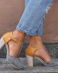 Elegante Plateauschuhe mit hohem Absatz 6
