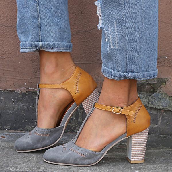 Elegante Plateauschuhe mit hohem Absatz 7