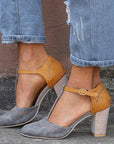 Elegante Plateauschuhe mit hohem Absatz 7