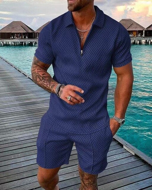 Elegantes Polo-Shorts Set für Sommerausflüge – Leicht und Modisch 3
