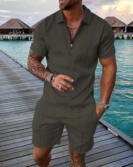 Elegantes Polo-Shorts Set für Sommerausflüge – Leicht und Modisch 4