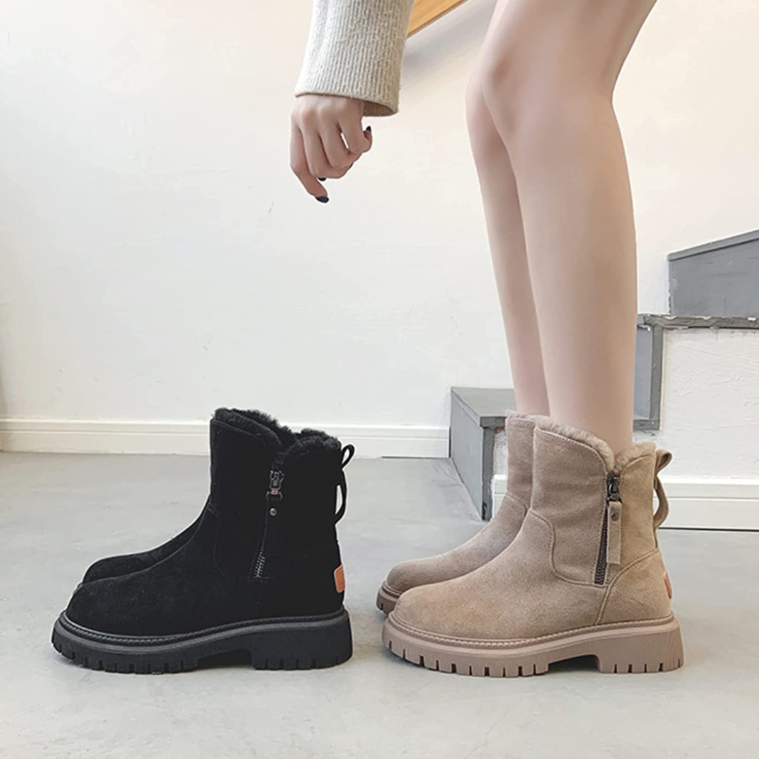Elegante Samtstiefel für stilvolle Wintertage 3