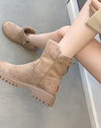 Elegante Samtstiefel für stilvolle Wintertage 7