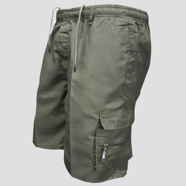 Elegante Herren Shorts mit Elastischem Bund und Taschen – Bequeme Kurze Hosen aus Hochwertiger Baumwolle in Verschiedenen Farben 1
