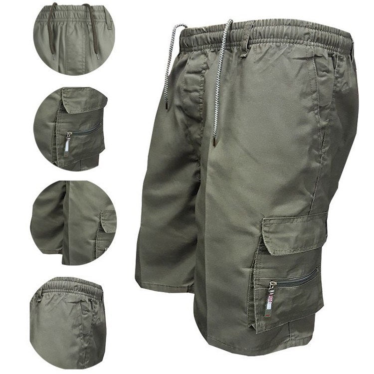 Elegante Herren Shorts mit Elastischem Bund und Taschen – Bequeme Kurze Hosen aus Hochwertiger Baumwolle in Verschiedenen Farben 8