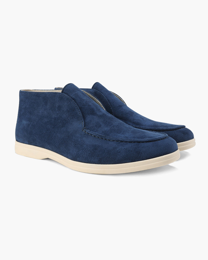 Elegante Wildleder Slipper Damen – Bequeme Mokassins mit Robuster Ledersohle für Jeden Anlass 7