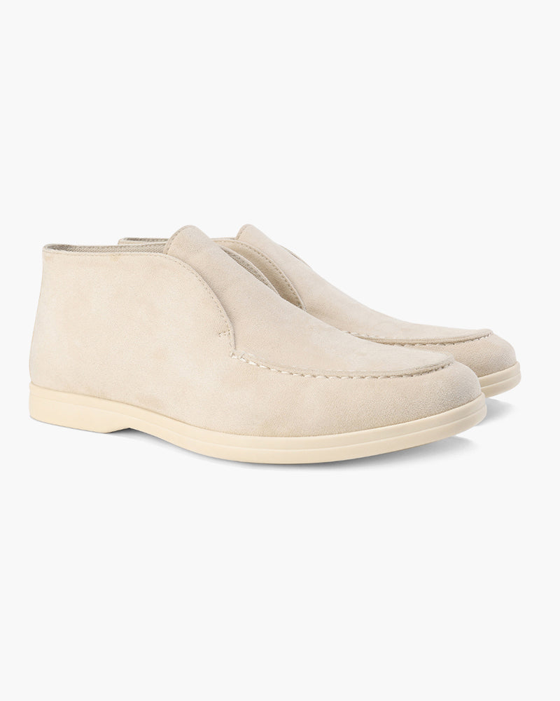 Elegante Wildleder Slipper Damen – Bequeme Mokassins mit Robuster Ledersohle für Jeden Anlass 10