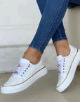 Elegante Sneakers mit Kettenleder-Details für Stil 1