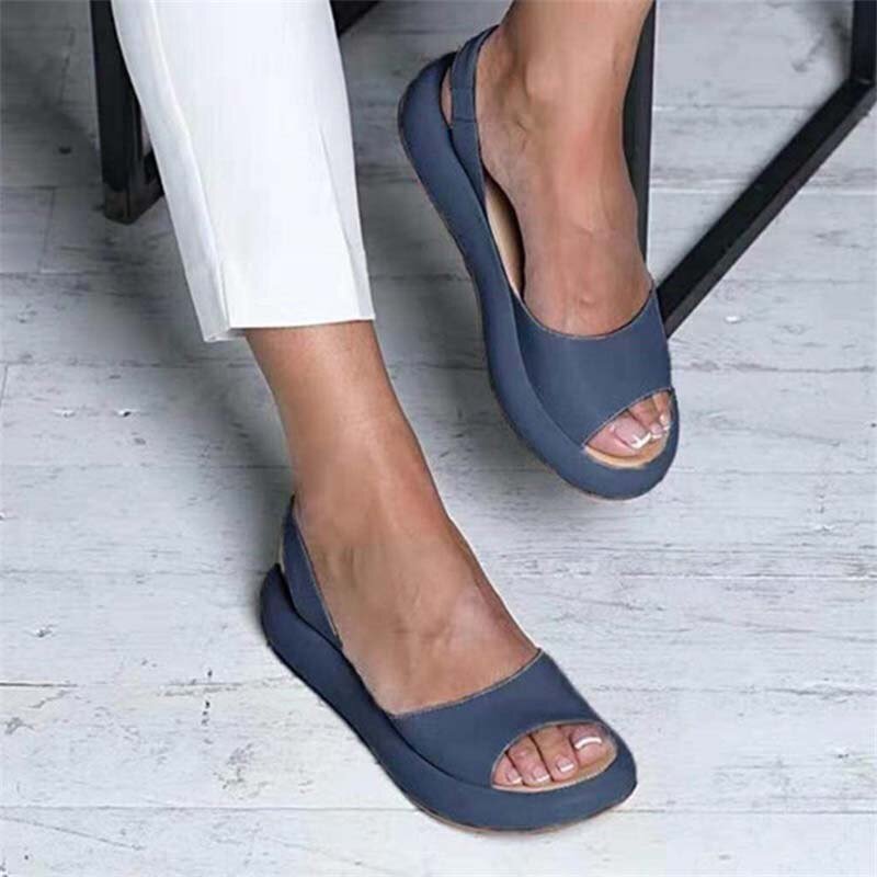 Elegante Sommerschuhe aus Leder mit Gepolstertem Fußbett – Bequem und Stilvoll für den Sommer 3