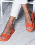 Elegante Sommerschuhe aus Leder mit Gepolstertem Fußbett – Bequem und Stilvoll für den Sommer 4