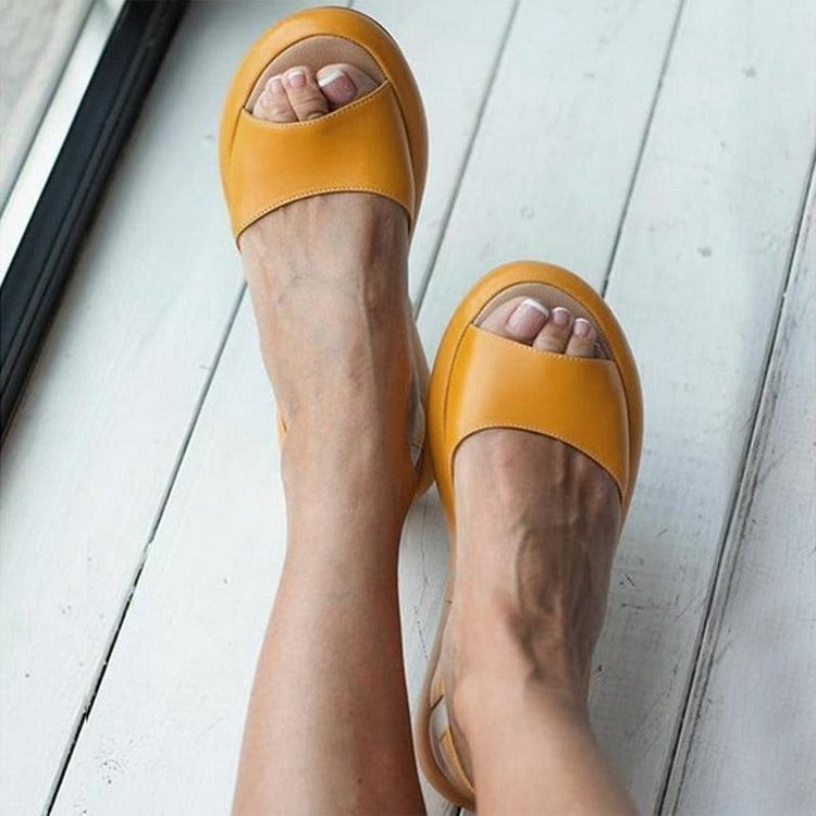 Elegante Sommerschuhe aus Leder mit Gepolstertem Fußbett – Bequem und Stilvoll für den Sommer 5