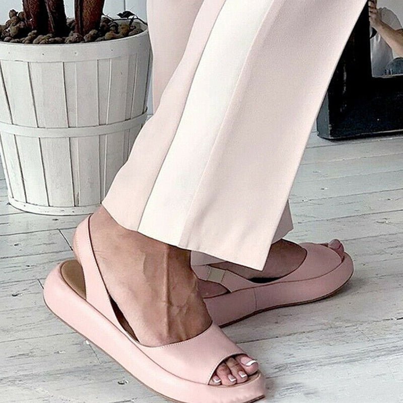 Elegante Sommerschuhe aus Leder mit Gepolstertem Fußbett – Bequem und Stilvoll für den Sommer 6