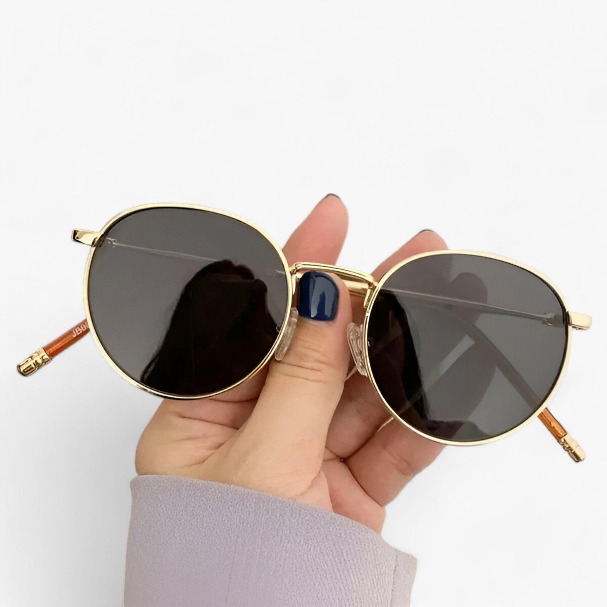 Elegante Sonnenbrille mit Rundgläsern für Stilbewusste 5