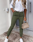Elegante Damen Stoffhose mit Flexibler Passform – Ideal für Jeden Anlass 2