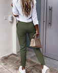 Elegante Damen Stoffhose mit Flexibler Passform – Ideal für Jeden Anlass 5