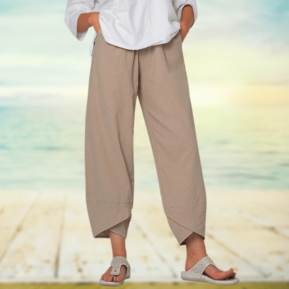 Elegante Damen Stoffhose mit schmeichelhaftem Schnitt und atmungsaktivem Material 2
