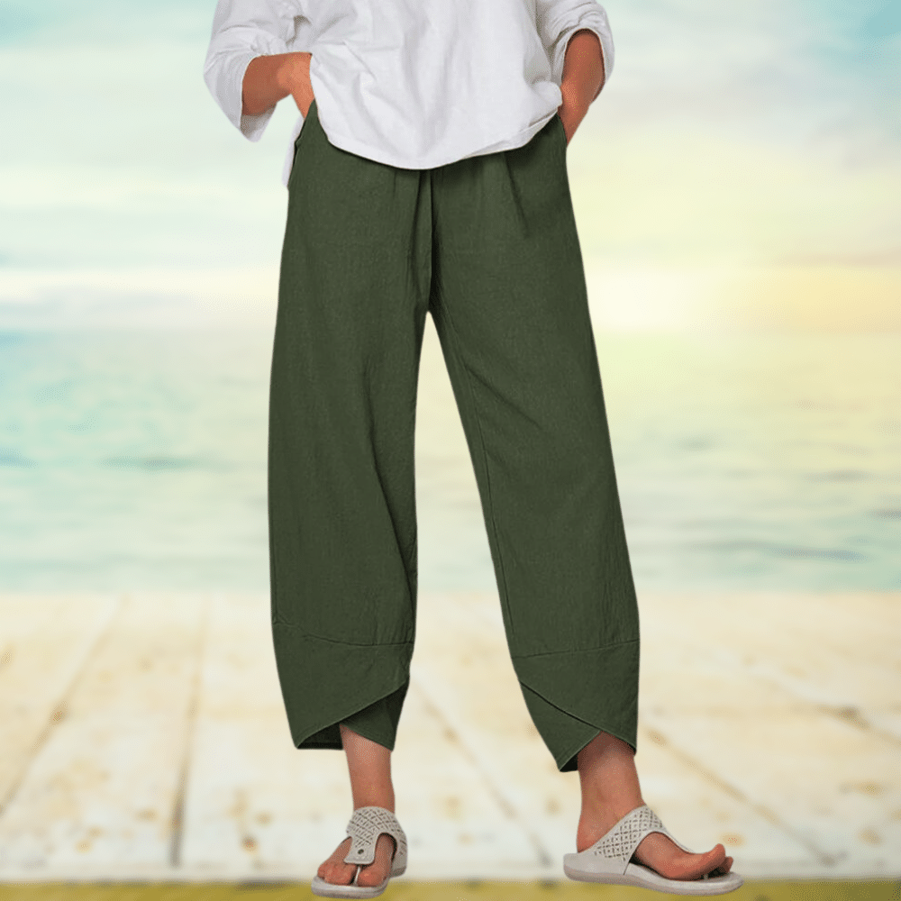 Elegante Damen Stoffhose mit schmeichelhaftem Schnitt und atmungsaktivem Material 4