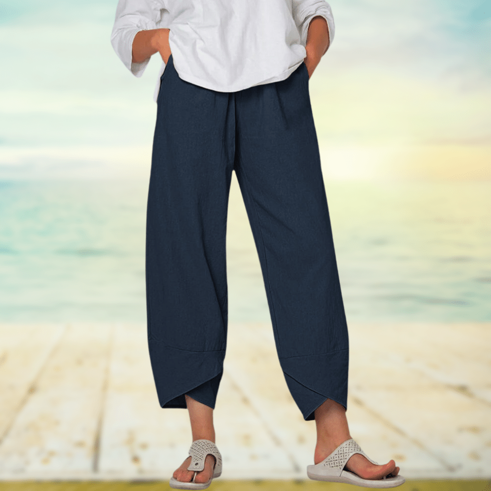 Elegante Damen Stoffhose mit schmeichelhaftem Schnitt und atmungsaktivem Material 5