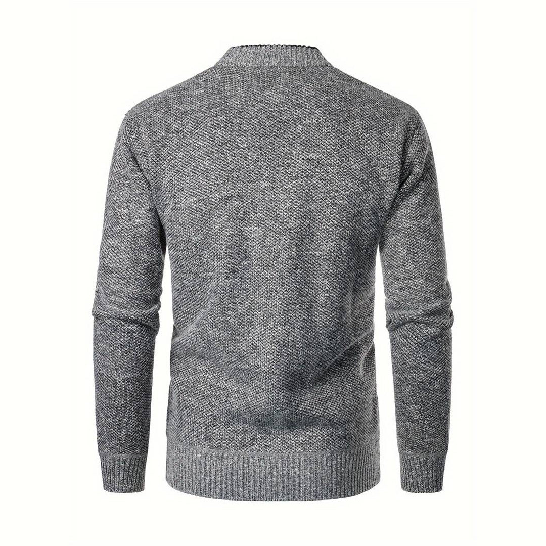 Elegante Strickjacke Herren mit V-Ausschnitt 1
