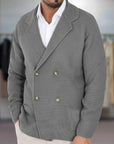 Elegante Strickjacke mit Blazer-Optik für besondere Anlässe 1
