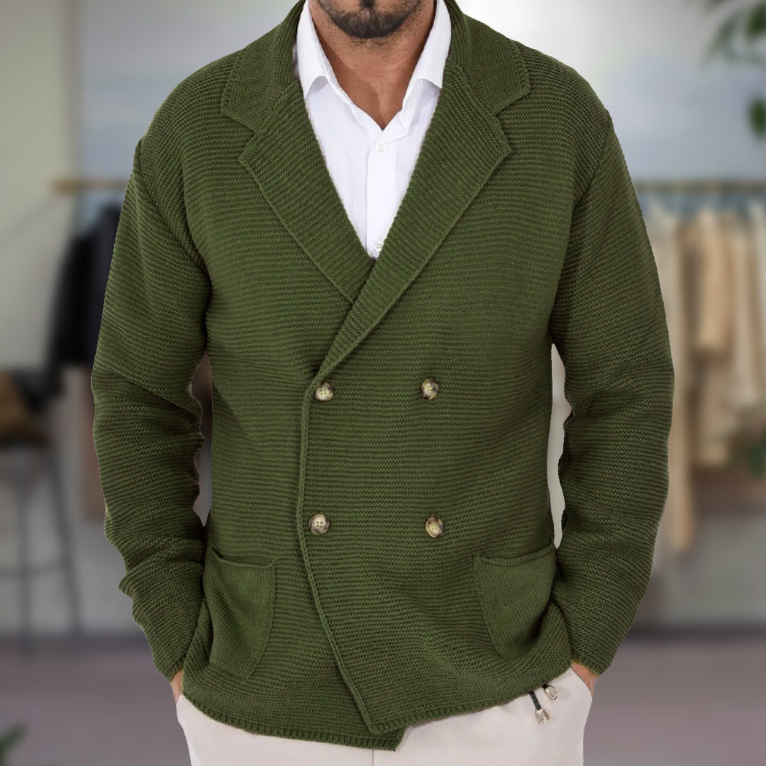 Elegante Strickjacke mit Blazer-Optik für besondere Anlässe 3
