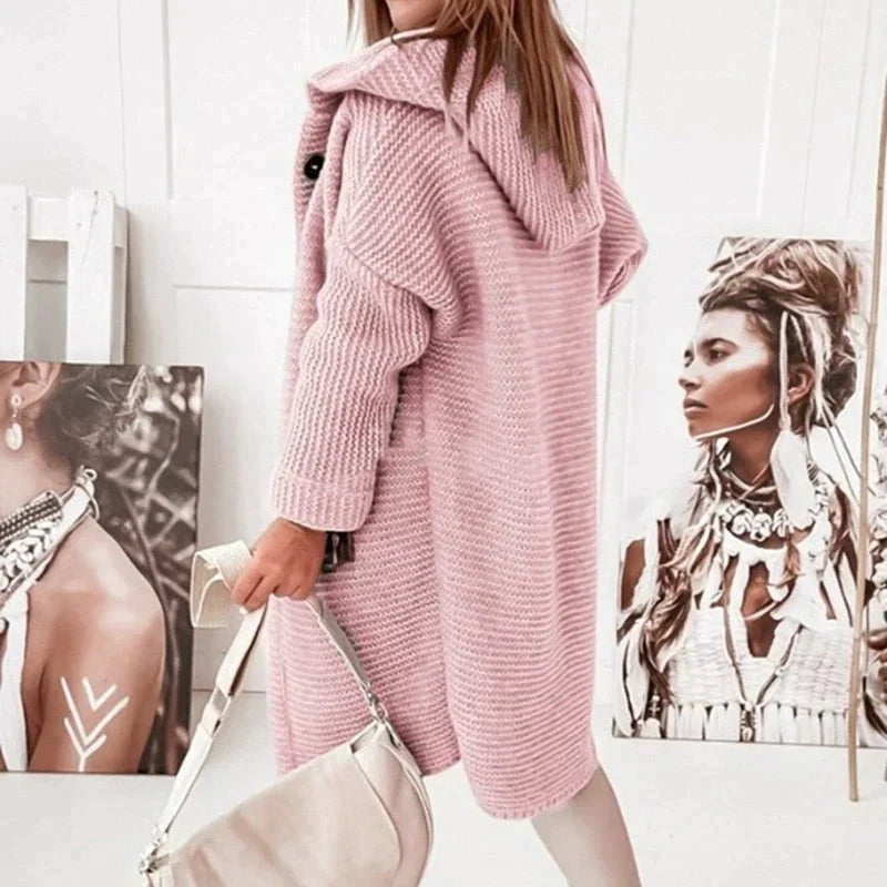 Elegante Strickjacke mit Kapuze für stilvolle Looks 4