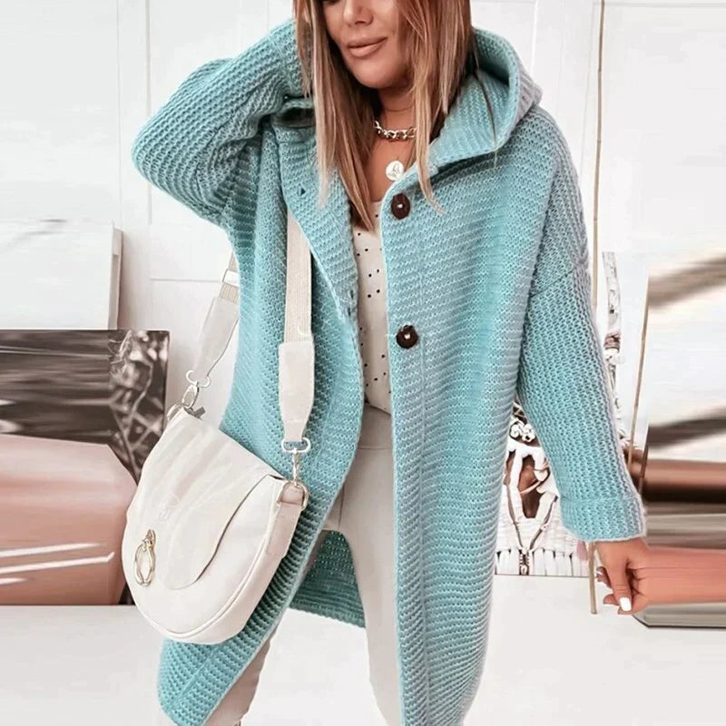 Elegante Strickjacke mit Kapuze für stilvolle Looks 5