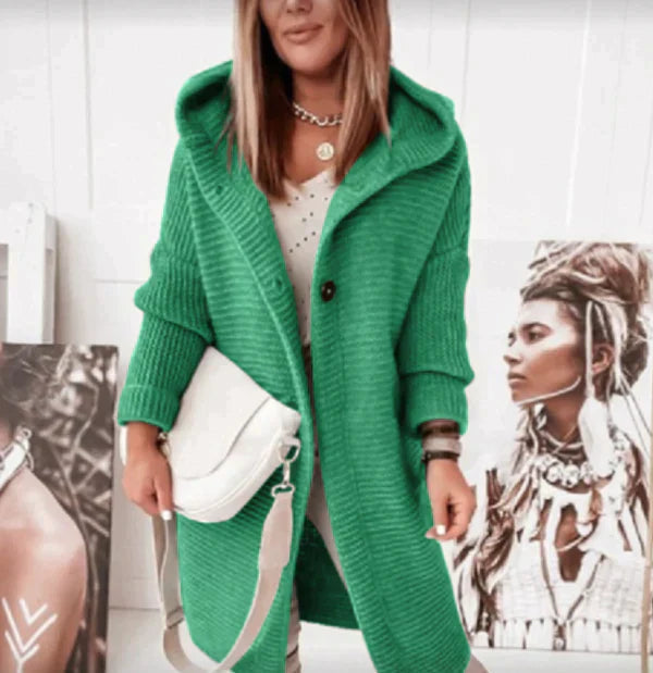 Elegante Strickjacke mit Kapuze für stilvolle Looks 6