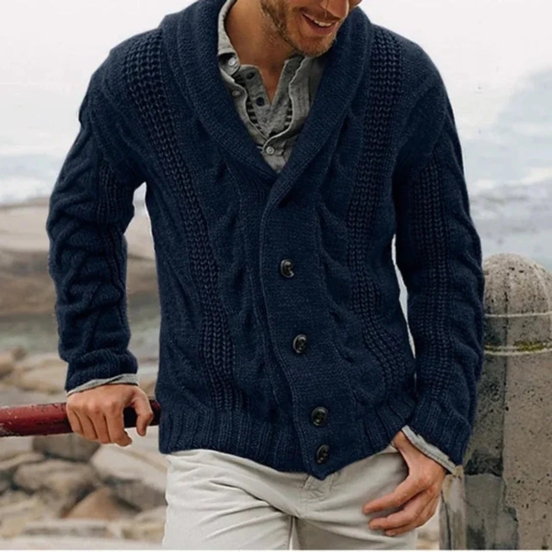 Elegante Strickjacke mit Knopfleiste für Stilbewusste 0