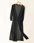 Elegante Strickjacke mit Offener Vorderseite 3