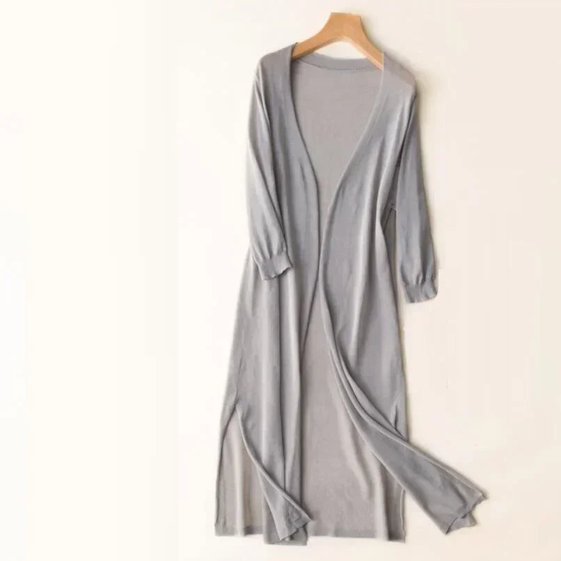 Elegante Strickjacke mit Offener Vorderseite 5