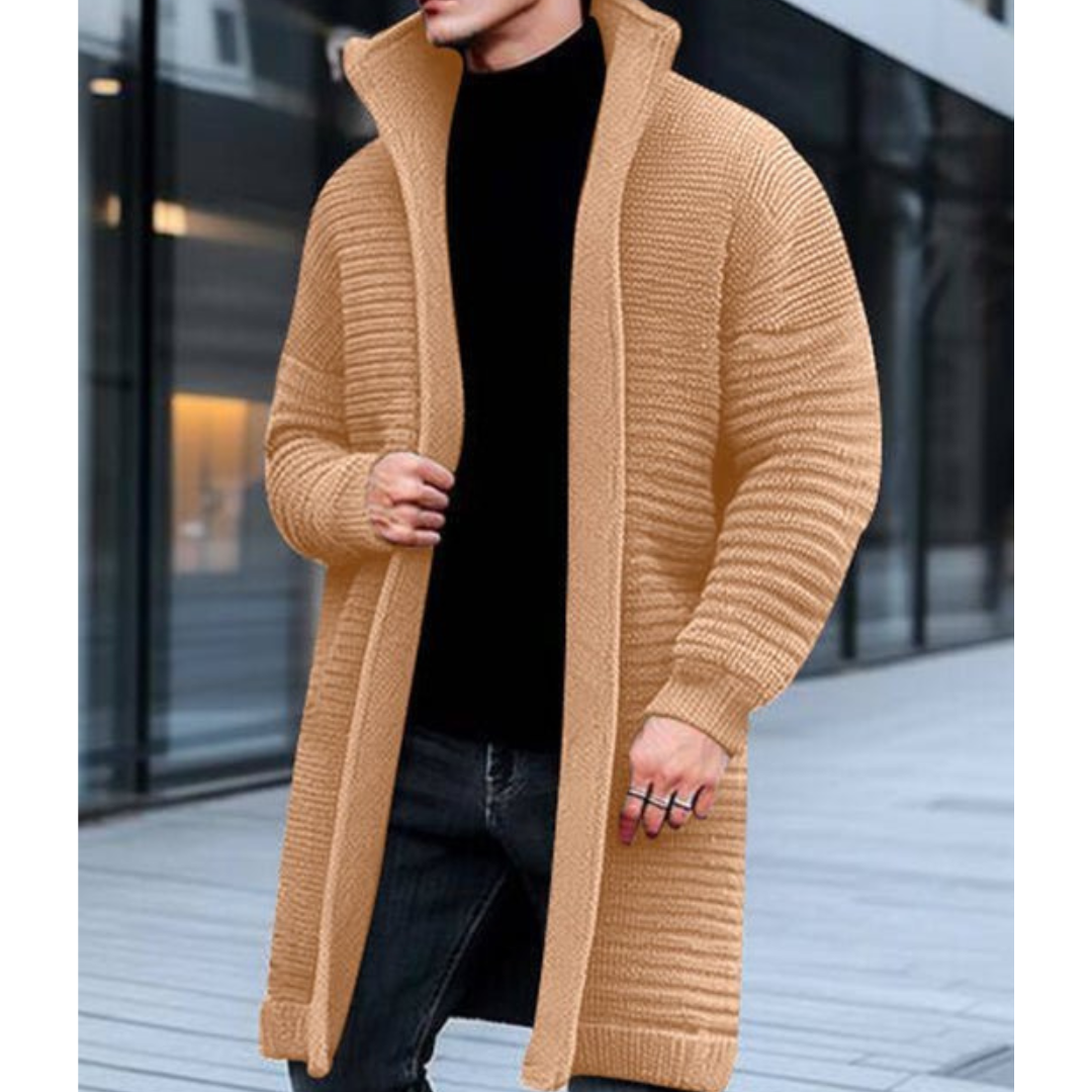 Elegante Strickjacke mit Stehkragen für Winter 1